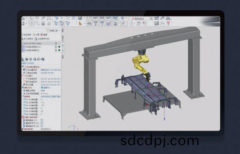 三維機(ji)器人(ren)激光(guang)切割(ge)機(ji),三維激(ji)光(guang)切(qie)割機,3D激(ji)光(guang)切割(ge)機(ji),離線(xian)編(bian)程(cheng)輭件(jian)